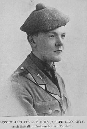 Haggarty J J 2nd Lt 29th Northumberland Fusiliers