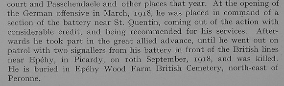 Woollven G C Lt Royal Field Artillery Obit Part 2 Dulwich College Roll Of Honour