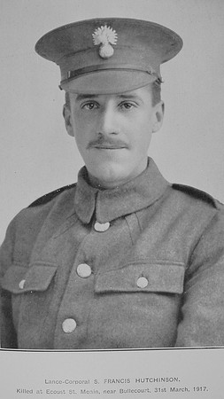 Hutchinson S F LCpl 6508 2nd Honourable Artillery Company
