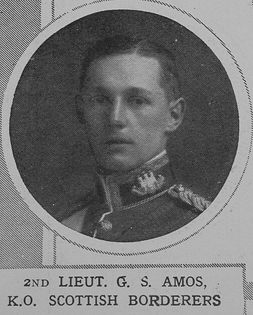 Amos G S 2nd Lt Kings Own Scottish Borderers The Illustrated London News 24th Oct 1914