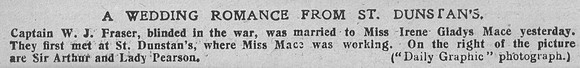 Fraser W J Captain Indian Army Caption The Graphic 24th July 1918