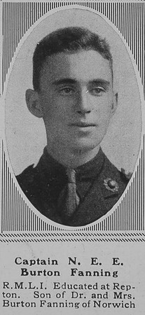 Burton-Fanning N E E Captain RMLI The Sphere 10th Mar 1919