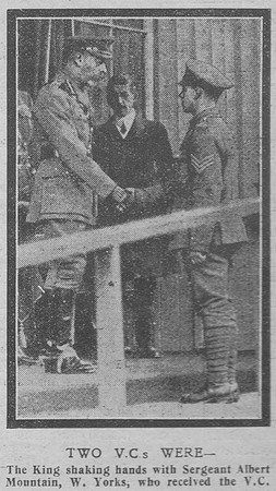 Mountain A Sergt VC West Yorkshire Regiment The Grahic 1st July 1918