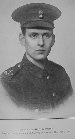 Foster R S Pte 7th London Regiment