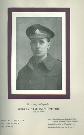 Shepherd H G Signaller