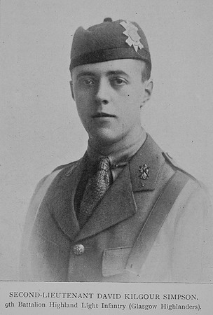 Simpson D K 2nd Lt 9th Highland Light Infantry