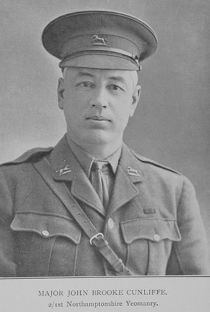 Cunliffe J B Major Northamptonshire Yeomanry