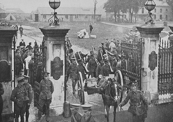 Mobilisation Of The 4th Queens Royal West Surrey Regiment At Croydon Barracks 5th Aug 1914