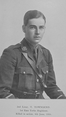 Townsend T 2nd Lt 1st East Yorks Regiment William Graham Company
