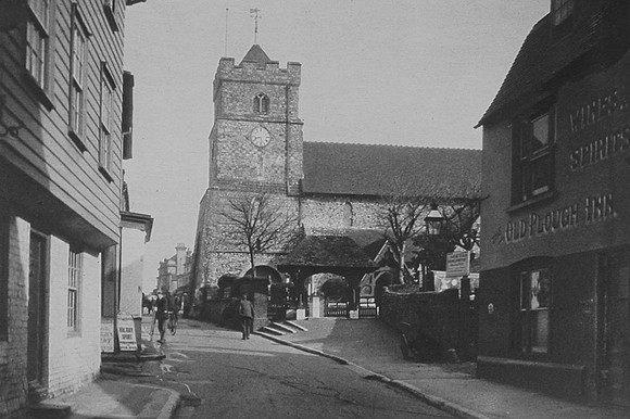 The Parish Church Of St Leonards Seaford Sussex 1920s