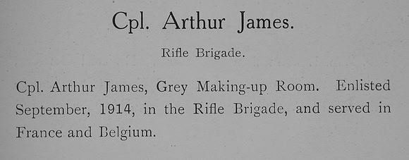 James A Cpl Rifle Brigade Record William Graham Company