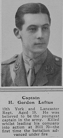 Loftus H G Captain 10th York & Lancs Regt The Sphere 11th Dec 1915