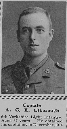Elborough A C E Captain 6th KOYLI The Sphere 4th Sep 1915