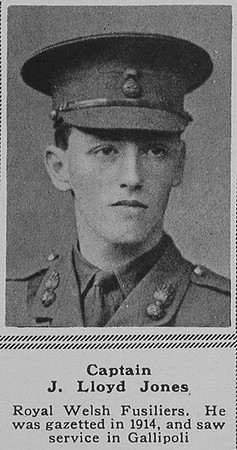 Lloyd-Jones J Captain R Welsh Fusiliers The Sphere 26th May 1917