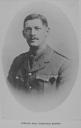 Wreford-Brown O E Captain 9th Northumberland Fusiliers