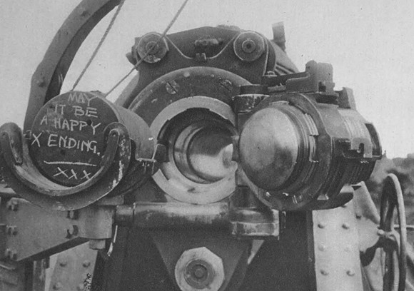 A Shell Labelled For The Enemy