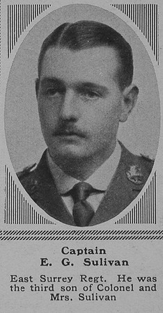 Sulivan E G Captain East Surrey Regt The Sphere 22nd Dec 1917
