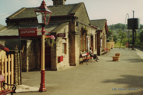 Oakworth Station Bradford Yorkshire 1990s
