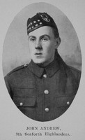 Andrew J Pte 9th Seaforth Highlanders The Sword Of The North Highland Memories Of The Great War - Dugald MacEchern