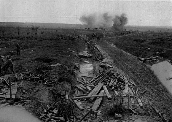A Battlefield Road Used For Gun Transports And Reinforcements Near The Menin Road