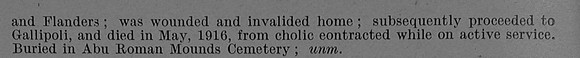 Wale E L/Cpl 3rd Cheshire Regiment Obit Part 2 De Ruvignys Roll Of Honour Vol 4