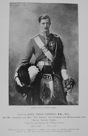 Liddell J A Captain VC MC Royal Flying Corps
