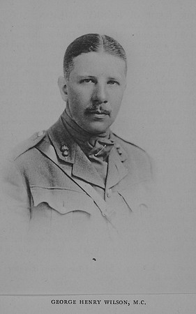 Wilson G H Major MC Royal Field Artillery