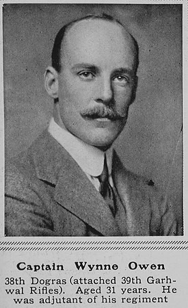 Owen W Captain Indian Army The Sphere 17th Apr 1915