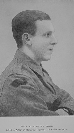 Beard A D Pte 45154 Machine Gun Corps