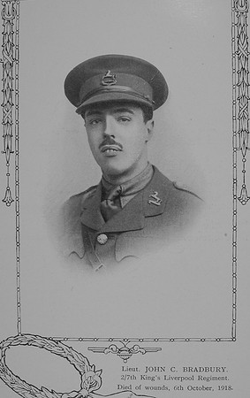 Bradbury J C Lt 7th Kings Liverpool Regiment William Graham Company