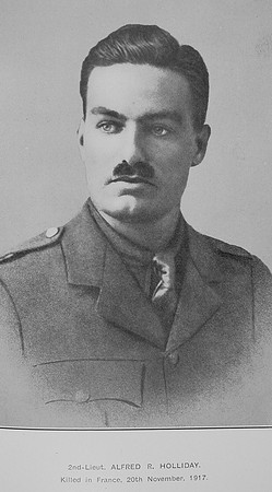 Holliday A R 2nd Lt 5th London Regiment