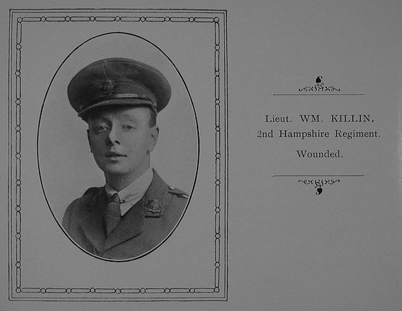 Killin W Lt  2nd Hampshire Regiment