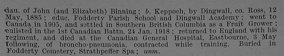 Walker J B Pte 2021334 1st Canadian Reserve Btn Obit Part 2 De Ruvignys Roll Of Honour Vol 4