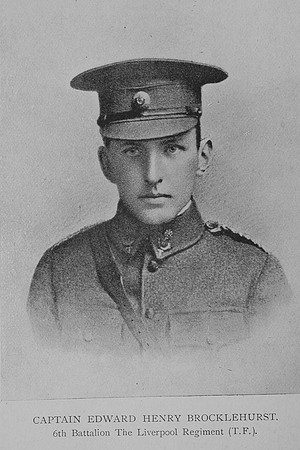 Brocklehurst E H Captain 6th Kings Liverpool Regiment
