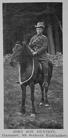 Dunnett J D Pte 5th Seaforth Highlanders The Sword Of The North Highland Memories Of The Great War - Dugald MacEchern
