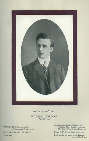 Gordon W Pte