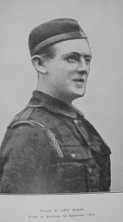 McKay W E Pte 2853 14th London Regiment