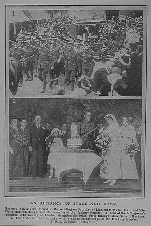 Dakin W S Lt 10th London Regiment The Graphic 5th July 1915