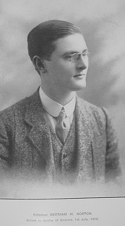 Norton B H Rfn 301333 5th London Regiment