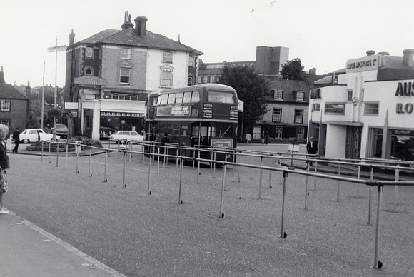 A Bus In Epsom Derby Day 1960s