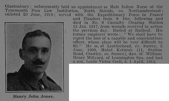 Jones H J Pte 32162 21st Northumberland Fusiliers Obit Part 2 De Ruvignys Roll Of Honour Vol 5