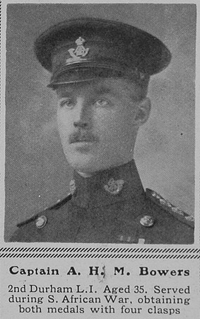 Bowers A H M Captain 2nd DLI The Sphere 18th Sep 1915