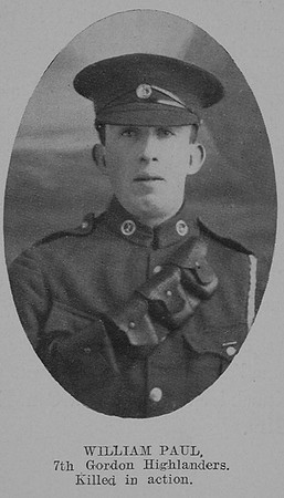 Paul W Pte 310253 7th Gordon Highlanders The Sword Of The North Highland Memories Of The Great War - Dugald MacEchern