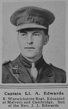 Edwards L A Captain 7th R Warwicks Regt The Sphere 31st Aug 1918