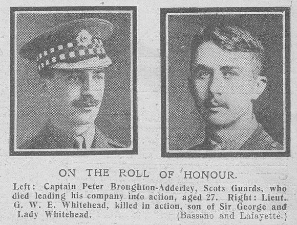 Whitehead G W E Lt Royal Air Force The Graphic 26th Oct 1918