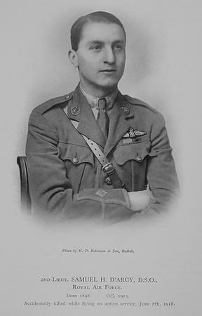 Darcy S H 2nd Lt Royal Air Force