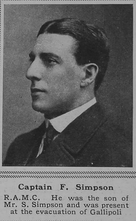 Simpson F Captain RAMC The Sphere 25th May 1918