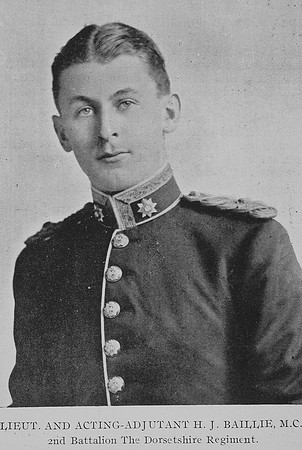 Baillie H J Lt MC 2nd Dorsetshire Regiment