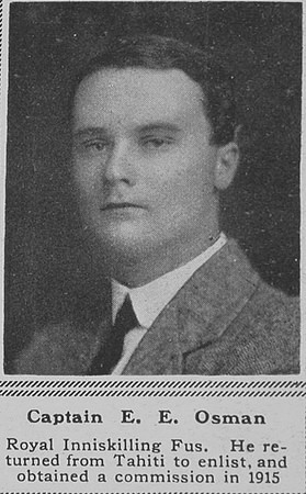 Osman E E Captain R Inniskilling Fusiliers The Sphere 1st Sep 1917