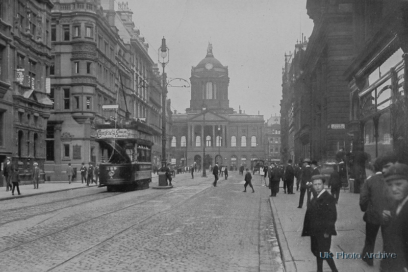 Castle Street And Town Hall Liverpool c.1900